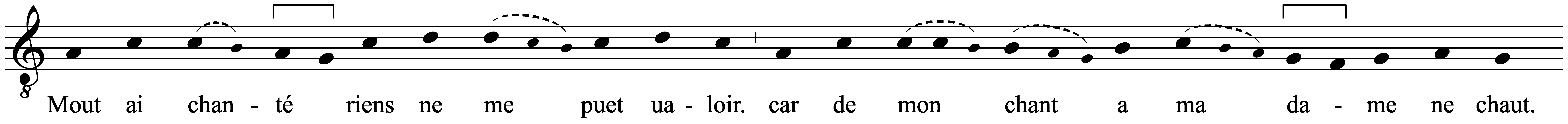 Work musical notation